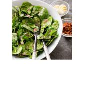 Spinach Salad with Warm Bacon Dressing
